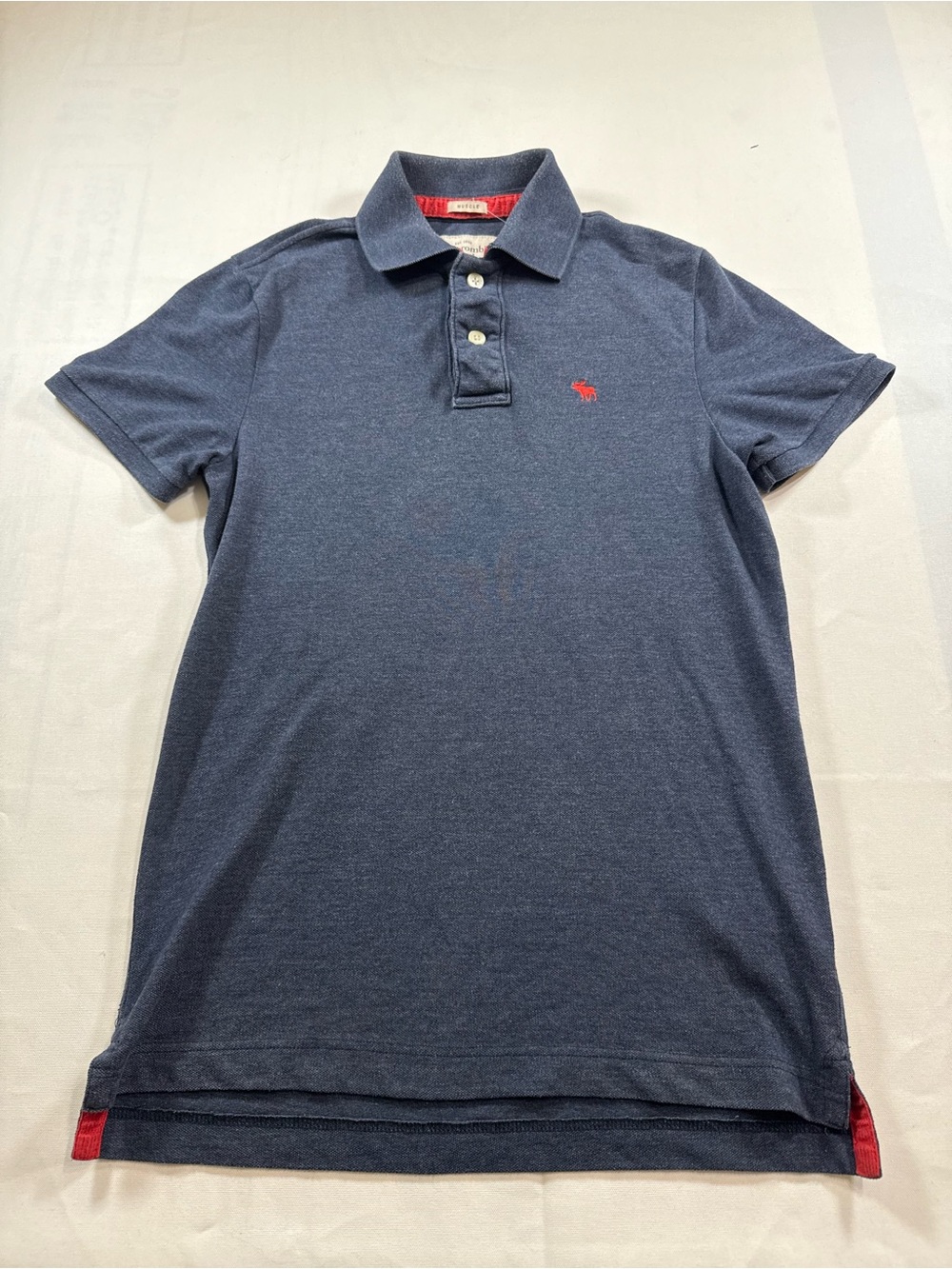 Abercrombie & Fitch Muscle Polo Shirt Size Medium